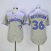 Toronto Blue Jays #36 Drew Hutchison Gray 2016 Flexbase Collection Stitched Jersey,baseball caps,new era cap wholesale,wholesale hats